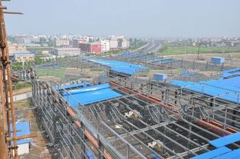 Steel structural frame buildings