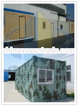 Steel structure container house/office/working/mining camp/cabin/oil site/construction site/storeage