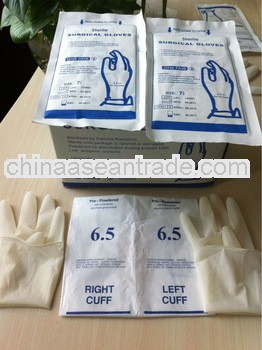 Sterile latex surgical gloves medical equipment free samples disposable hospital equipment doctor us