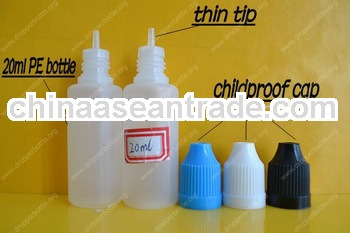 Sterile ldpe Electronic cigarette e liquid bottle 20ml