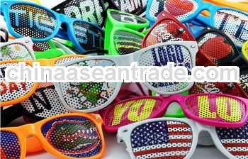 Sticker Pinhole Lens Printing Sunglasses, Hot Selling !!!