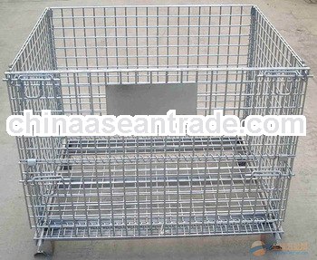 Storage wire pallet cage