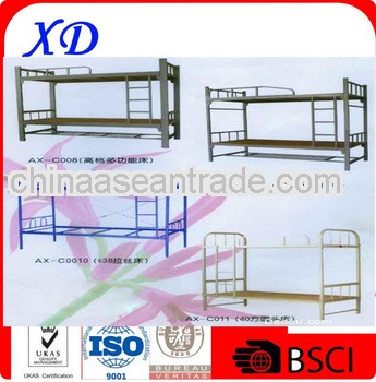 Student dormitory steel bunk bed bed room furniture