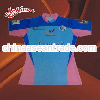 Sublimation 2013 new stytle rugby uniforms
