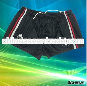 Sublimation rugby shorts in black
