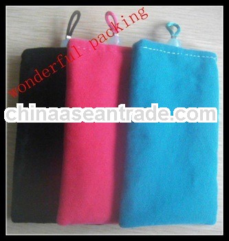 Suede Jewelry Pouches With Logo
