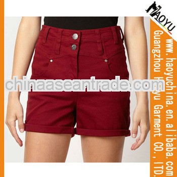 Summer 100% cotton denim jeans maroc lovely girls leisure shorts with cute pocket girl's shorts 