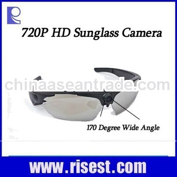 Sunglasses with HD Hidden Camera for Sports Action
