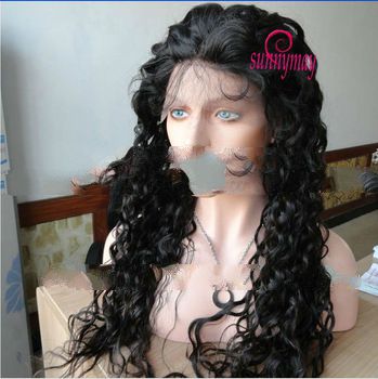 Sunnymay Wave Virgin Chinese Human Hair Lace Front Glueless Lace Wig