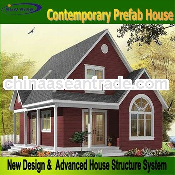 Sunrise ecnomic and new concept house prefabricated house low cost
