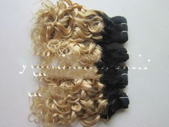 Super Charming 20" #1b#613 Ombre Two Tone, Loose Wave, Virgin Indian human hair weave