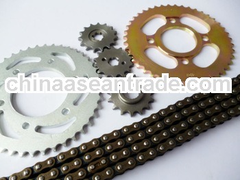 Super Quality Rivetting Motocrycle chain and sprocket kits