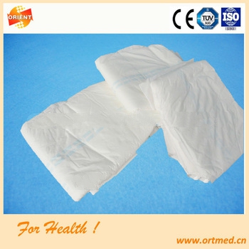 Super absorbent PE film PP tapes adult incontinence diaper