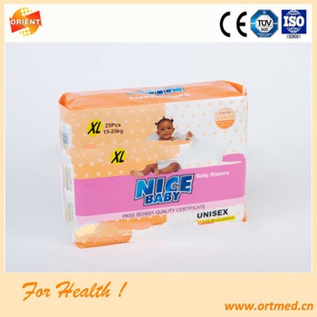 Super absorbent soft and breathable baby diaper