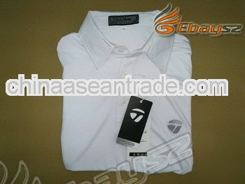 Super quality discount round neck printed golf tshirt