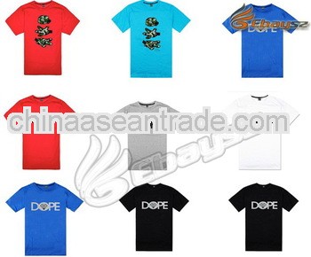 Super quality large plain heavy 100% cotton t-shirts