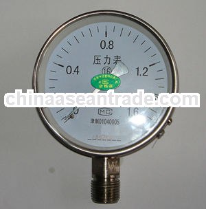Supply 4" Dial Stainless Steel Manometer for Industry Use