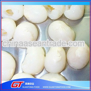 Sweet canned lychee in syrup with good quality