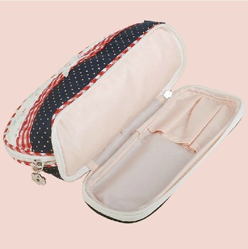 Sweet girls bowknot packing bags for cosmetics
