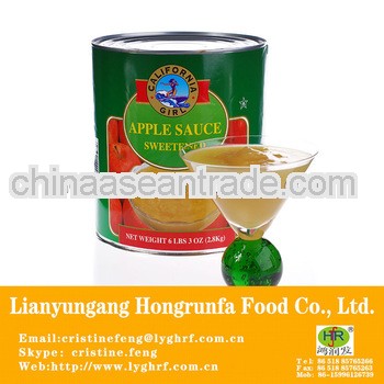 Sweetened Apple Sauce 6 - #10 Cans / CS