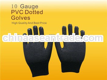 TC yarn dotted glove for India