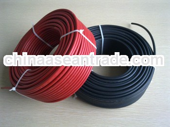 TUV certificate high quality 6mm2 one core DC solar cable
