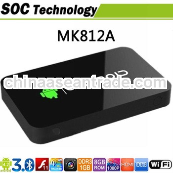 TV Box MK812A Google Android 4.2 Quad Core RK3188 1.6GHz Front Camera 2.0MP 1GB RAM 8GB ROM Support