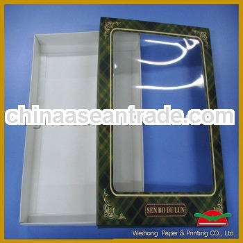 T- shirt packing box with window
