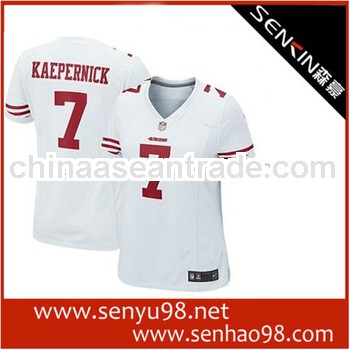 The newest style football jersey set in transfer printing