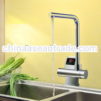 Thermostatic digital kitchen faucet Ceramic valve core Pure copper faucet granite countertops digita