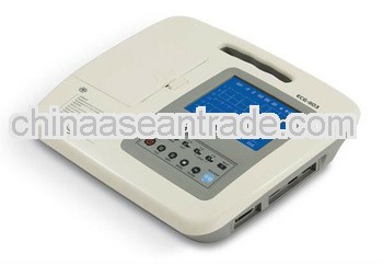 Three channel digital Electrocardiograph ECG machine