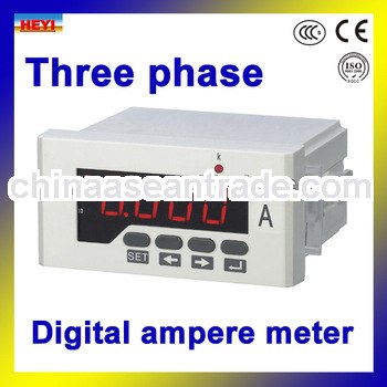 Three phase digital ampere meter LED AC digital current meter 48*96mm