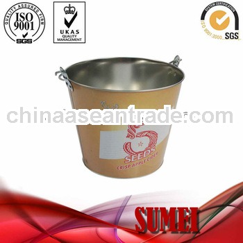 Tin bucket, Rubbish tin can, Tin pail