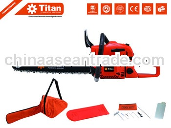 Titan 5200 chain saw with CE, MD certifications air powered chain saw