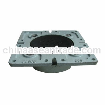 Toilet West Coast Style Cast Iron Water Closet Flange Drain