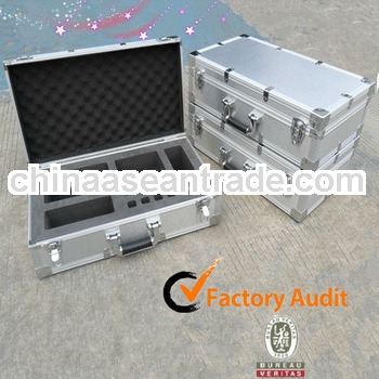 Top Class Aluminium EVA Toolbox Hand Hard Silver Case