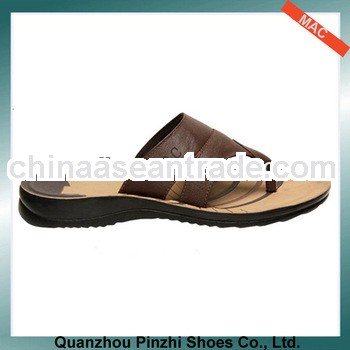 Top Design Elegant Leather Flip Flop Manufacture