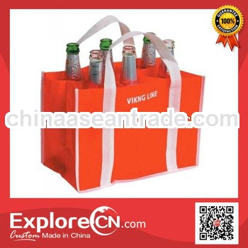 Top Glad ,Nonwoven cheap Wine Bottle tote Bag,