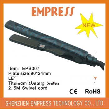 Top Quality LED titanium hair flat iron