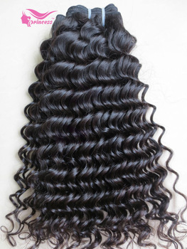 Top quality Virgin Brazilian Human Hair Extension Deep Wave curly free sample provided