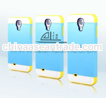 Top quality colorful tpu&pc cell phone case for sumsung SIV s4