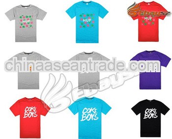 Top quality emboridered jersey t-shirt with collar