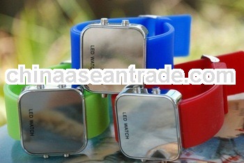 Top sales led watch large stock digital led watch