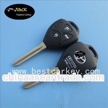 Topbest 3+1 buttons remote key shell for Toyota key toyota key shell