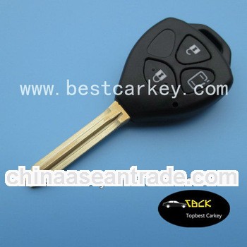 Topbest 3 buttons remote key shell for Toyota Camry key toyota key shell