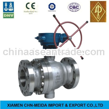 Trunnion Mounted Worm Gear Carbon Steel Side Entry Ball Valve