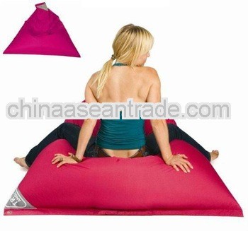 Try-Angle Beanbag Chairs in Funky Fuchsia , take-everywhere-you go beanbag