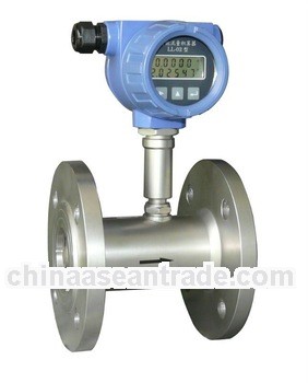 Turbine imperller electronic dirty water flow meter