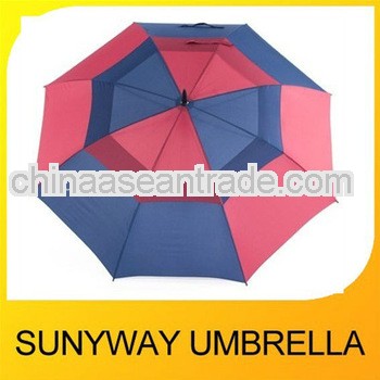 Two Layer Wind Resistant Golf Umbrella