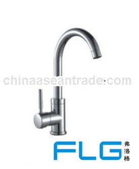 UK Standard deck mounted single level kitchen mixer tap